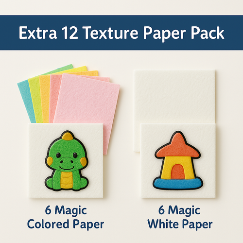 12 Magic Texture Paper- Extra Set